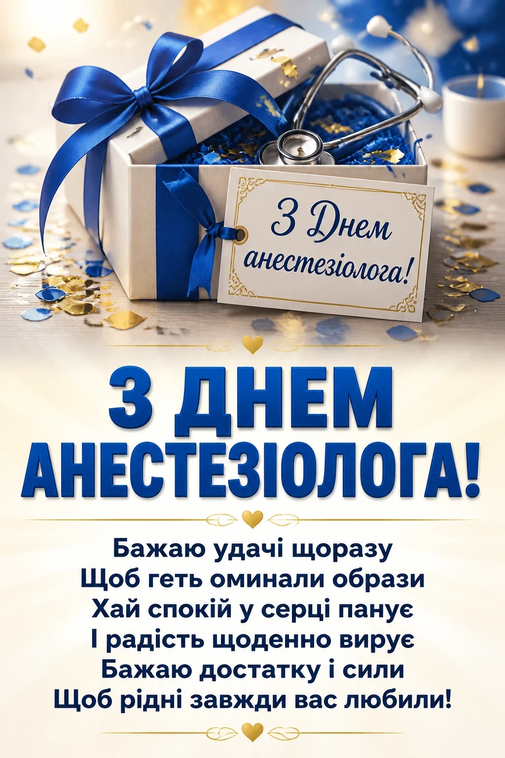 день анестезіолога привітання