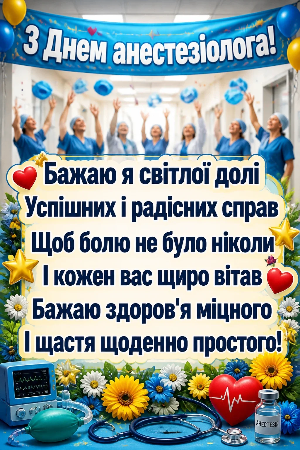 день анестезіолога привітання