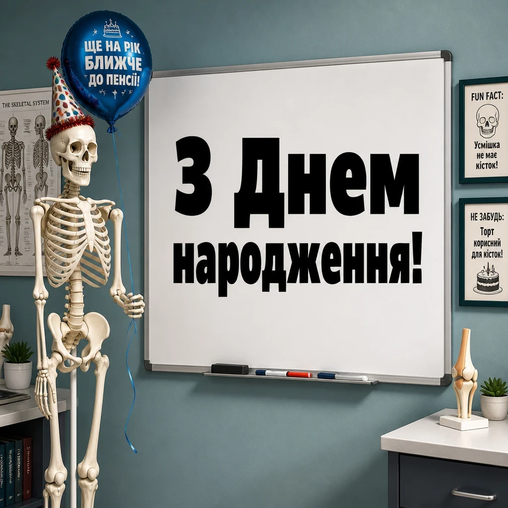 привітання лікаря з днем народження