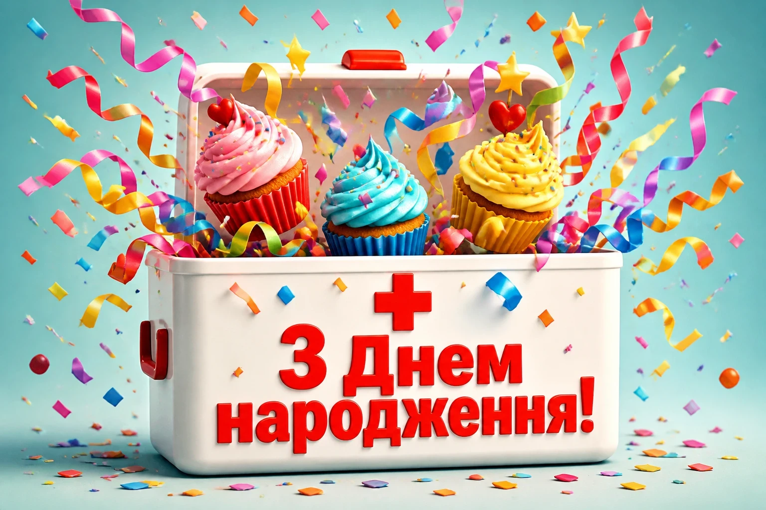 привітання лікаря з днем народження