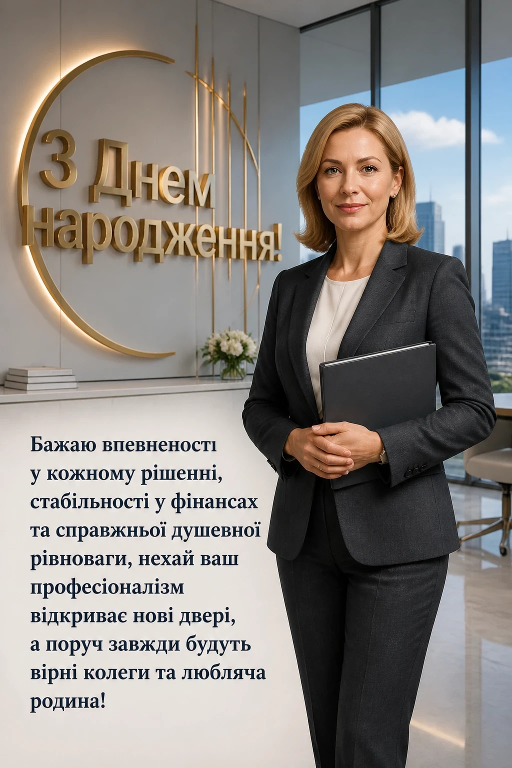 привітання лікаря з днем народження
