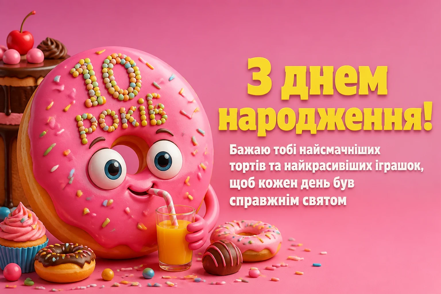 прикольні привітання з днем народження 10 років прикольні привітання з днем народження 10 років