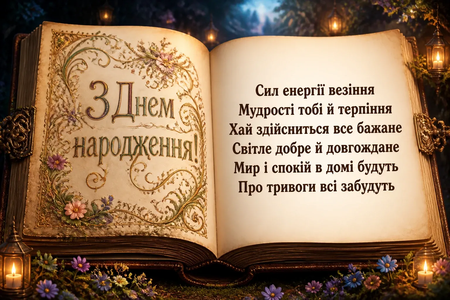 привітання донечки з днем народження своїми словами