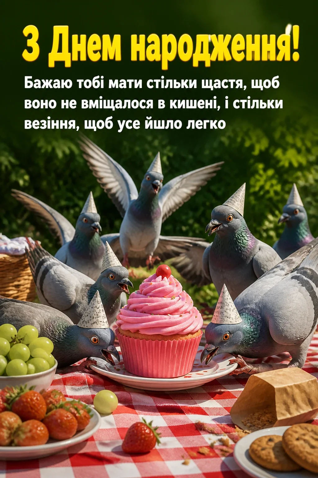 привітання донечки з днем народження своїми словами