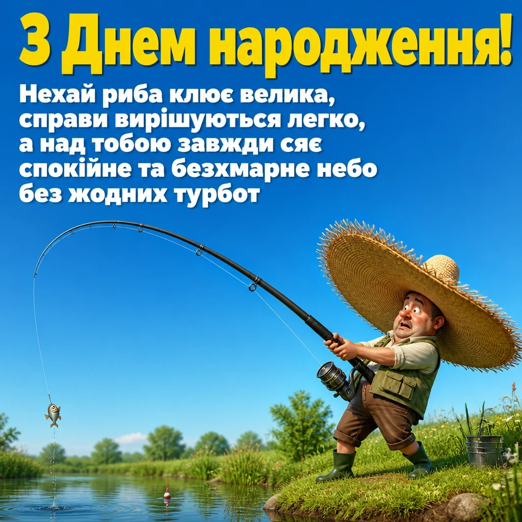 привітання мужчині з днем народження мирного неба над головою