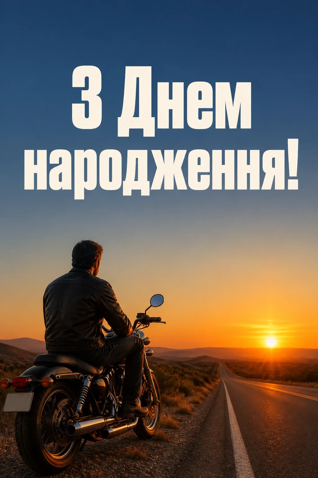 привітання мужчині з днем народження мирного неба над головою