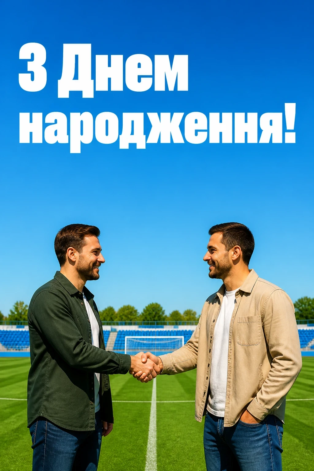 привітання мужчині з днем народження мирного неба над головою