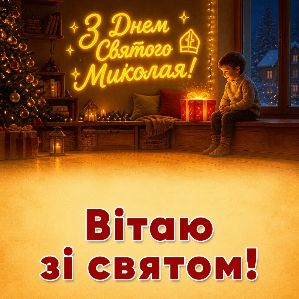привітання з миколайчиком