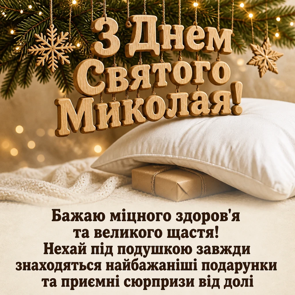 привітання з миколайчиком