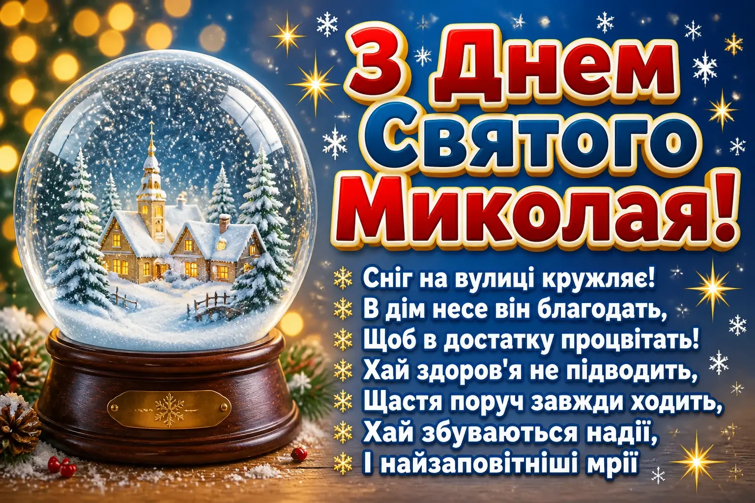привітання з миколайчиком