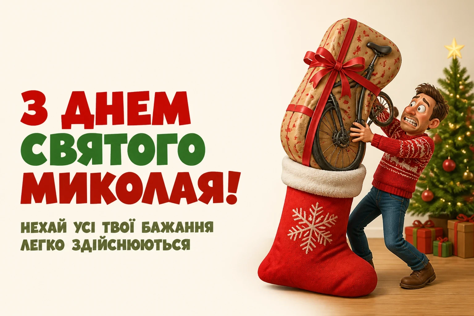 привітання з миколайчиком
