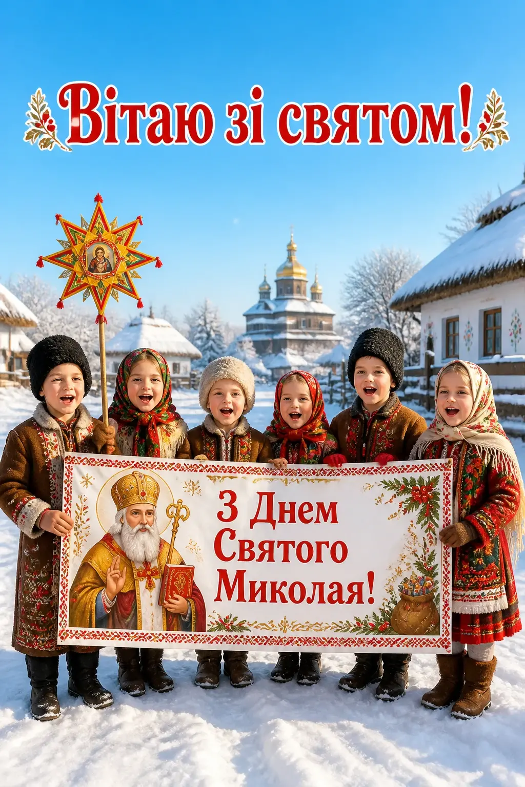 привітання з миколайчиком