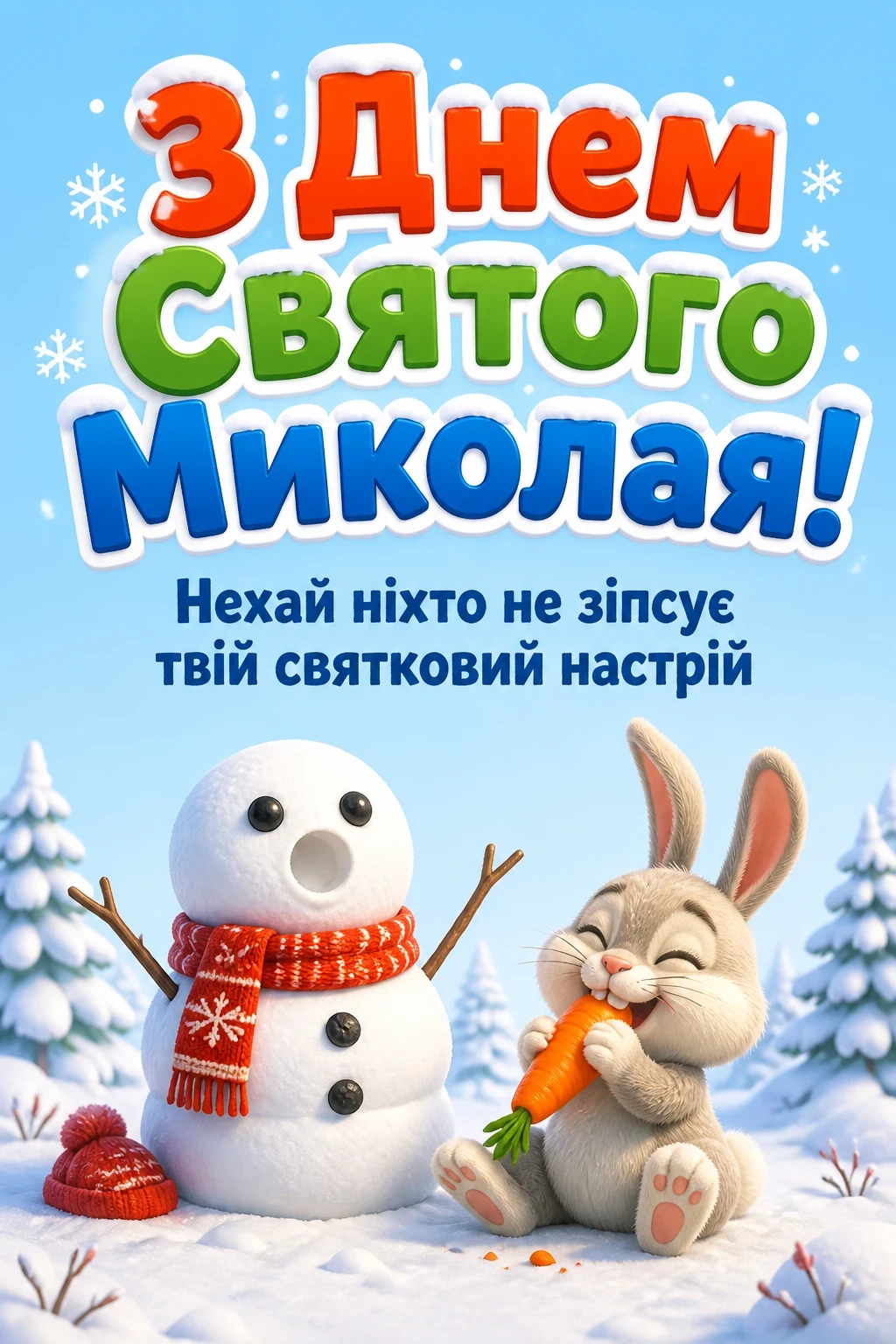 привітання з миколайчиком