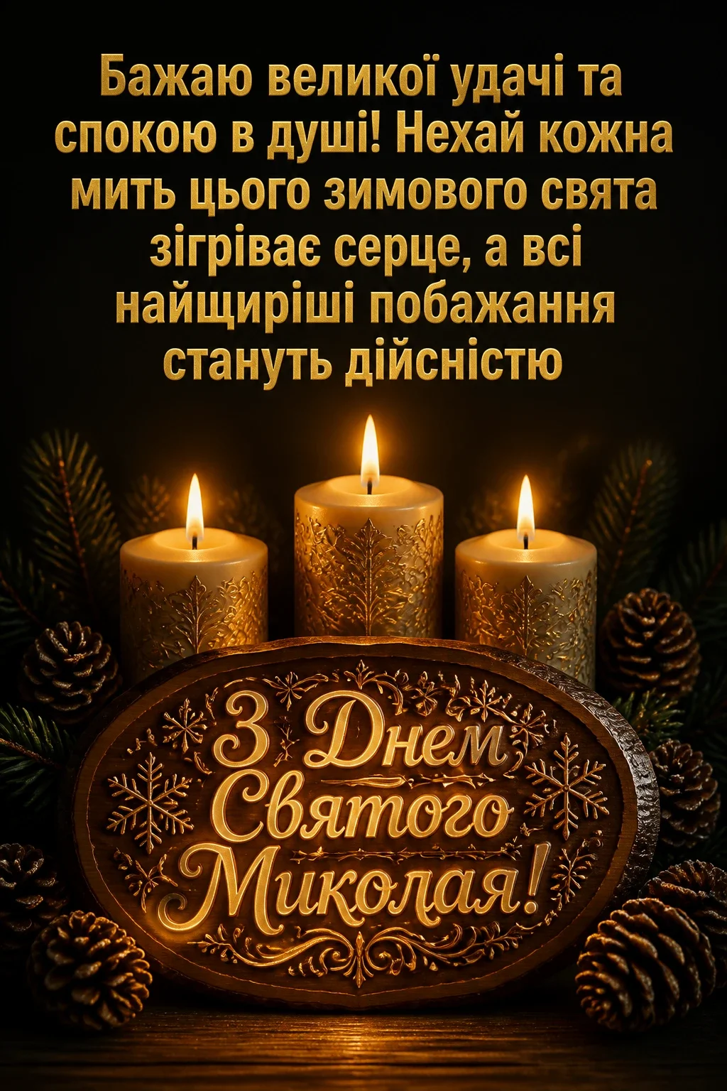 привітання з миколайчиком