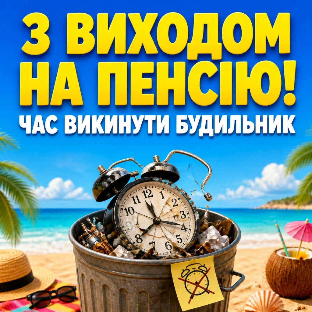 привітання з виходом на пенсію