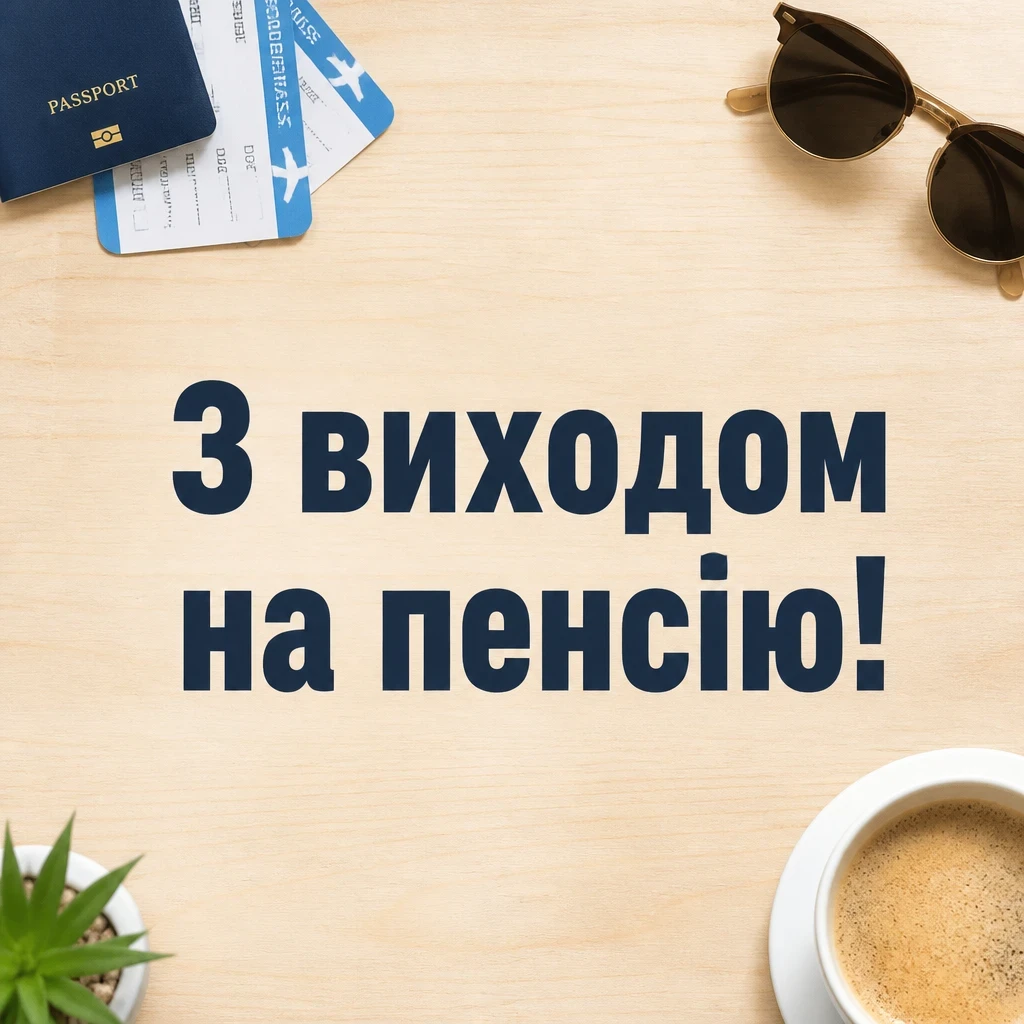 привітання з виходом на пенсію
