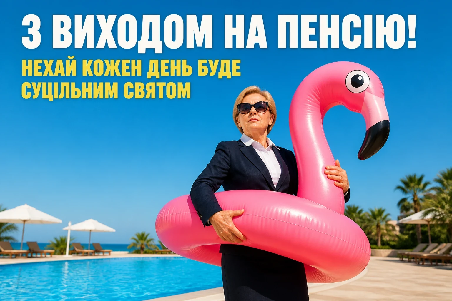 привітання з виходом на пенсію