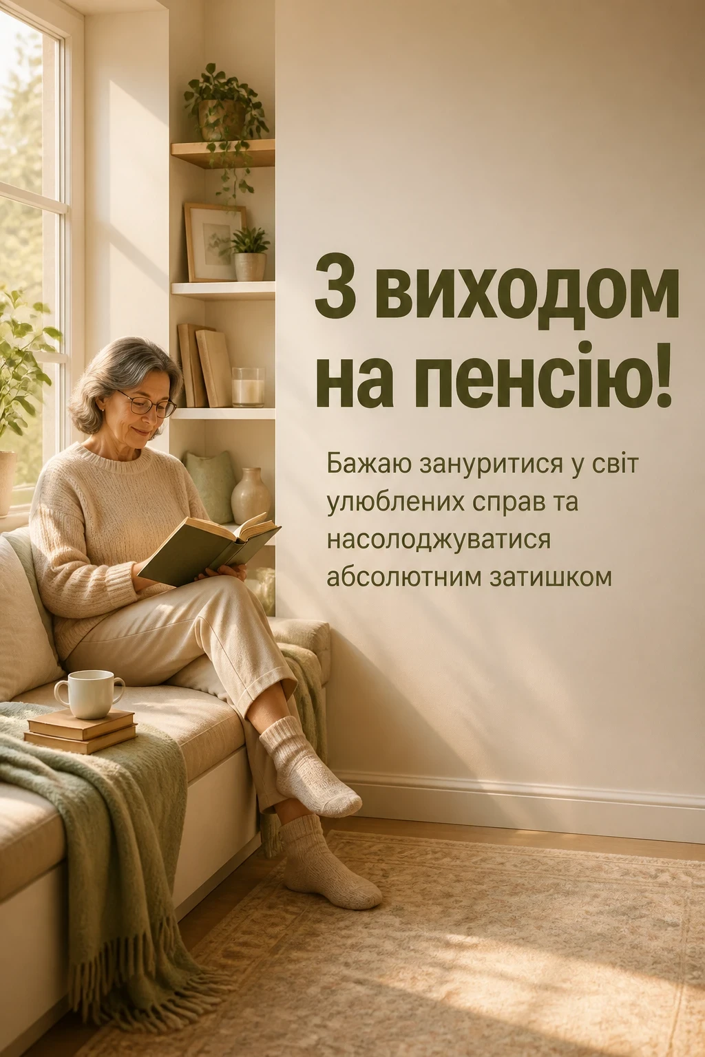 привітання з виходом на пенсію