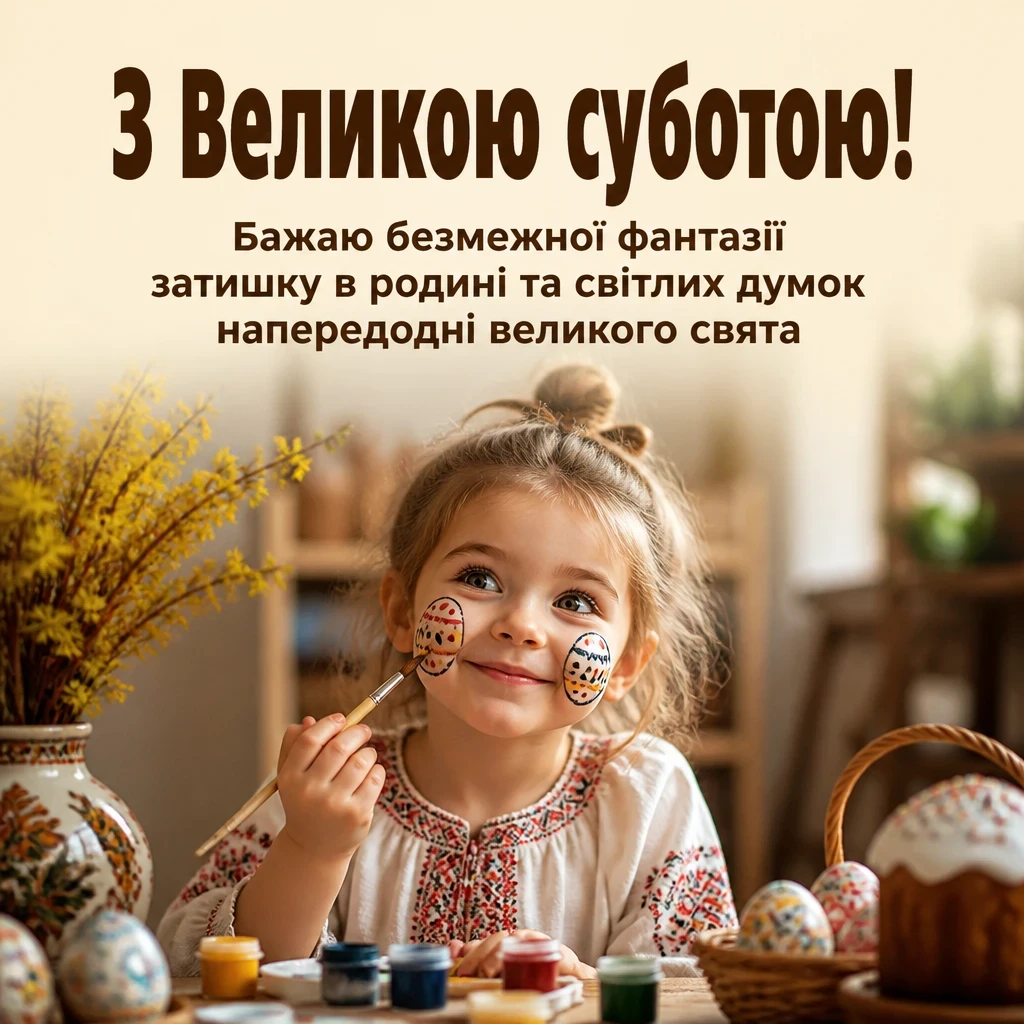 привітання з великою суботою
