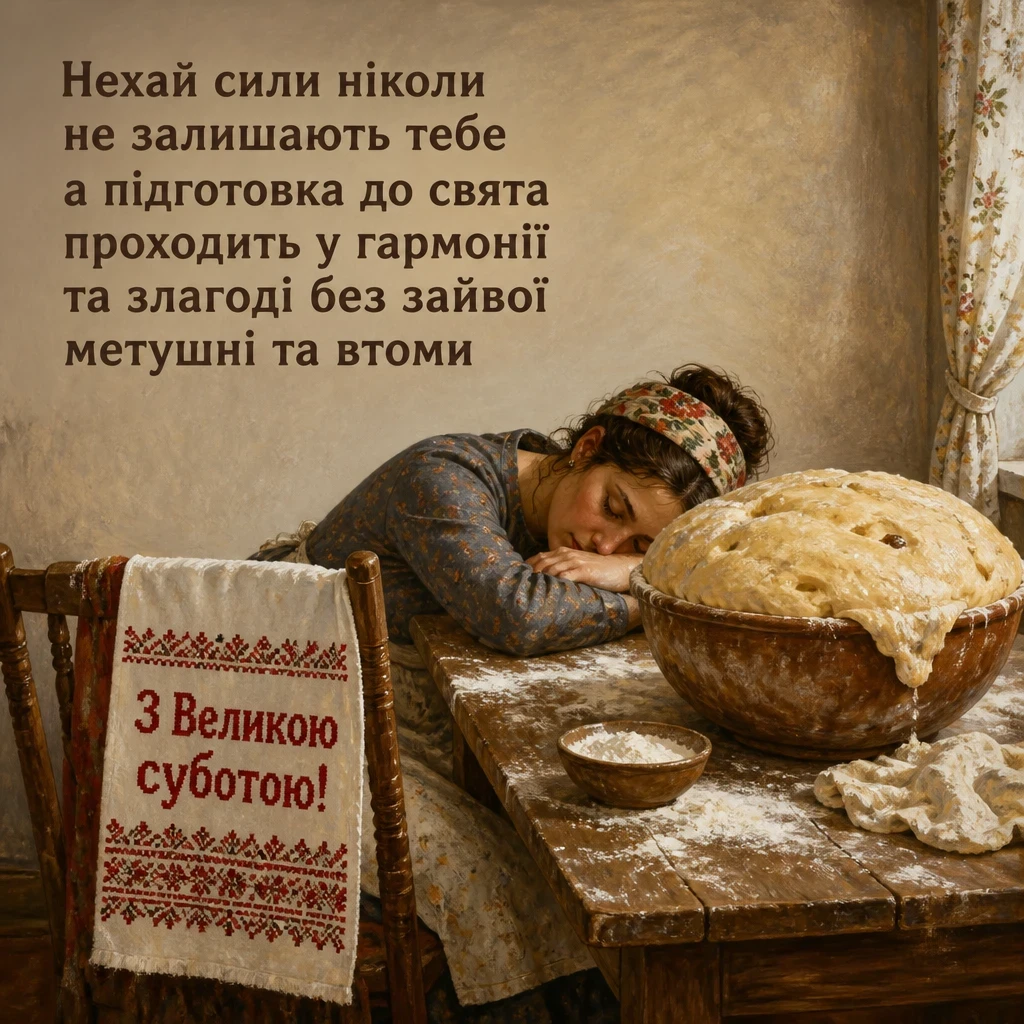 привітання з великою суботою