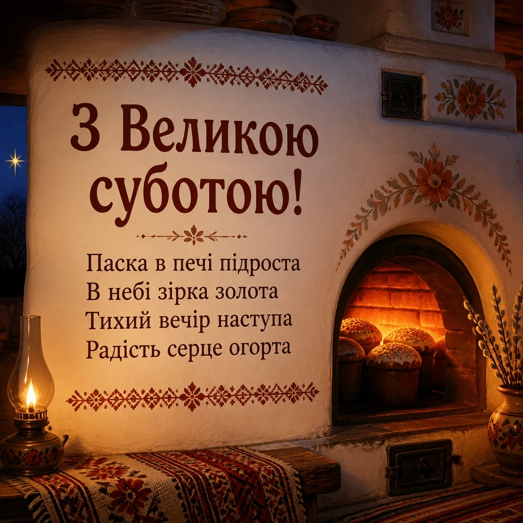 привітання з великою суботою