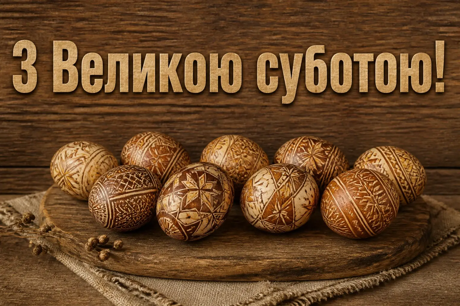 привітання з великою суботою