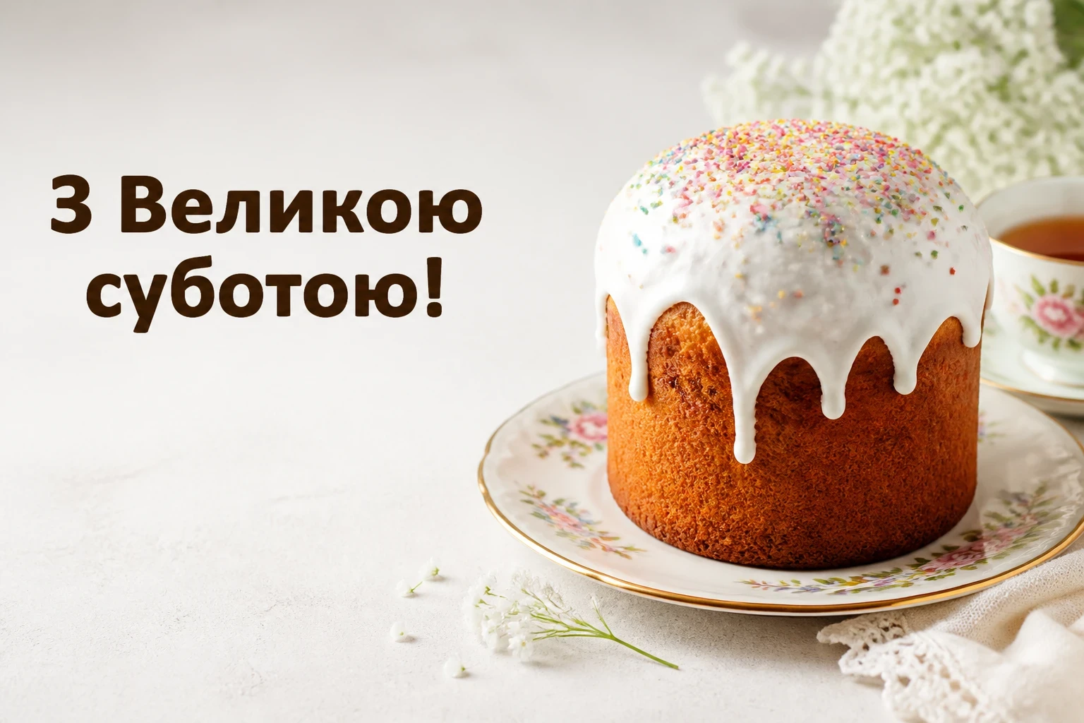 привітання з великою суботою