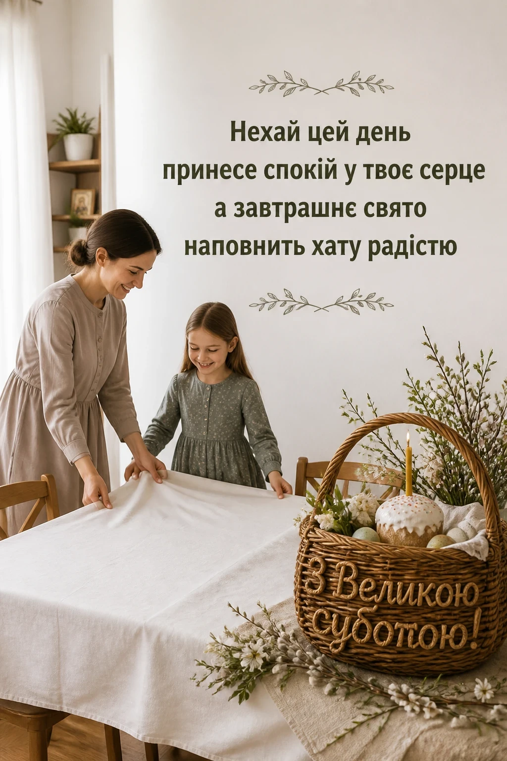 привітання з великою суботою