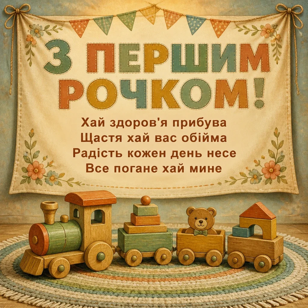 привітання з днем народження на 1 рік привітання з днем народження на 1 рік