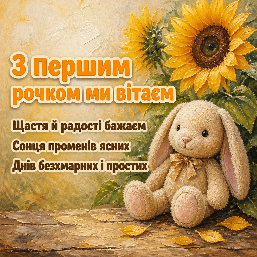 привітання з днем народження на 1 рік привітання з днем народження на 1 рік