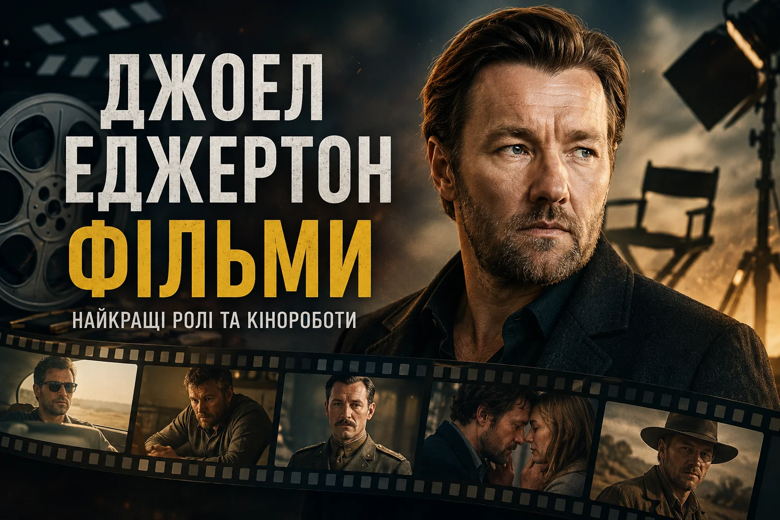 Повна добірка фільмів Джоела Еджертона для перегляду