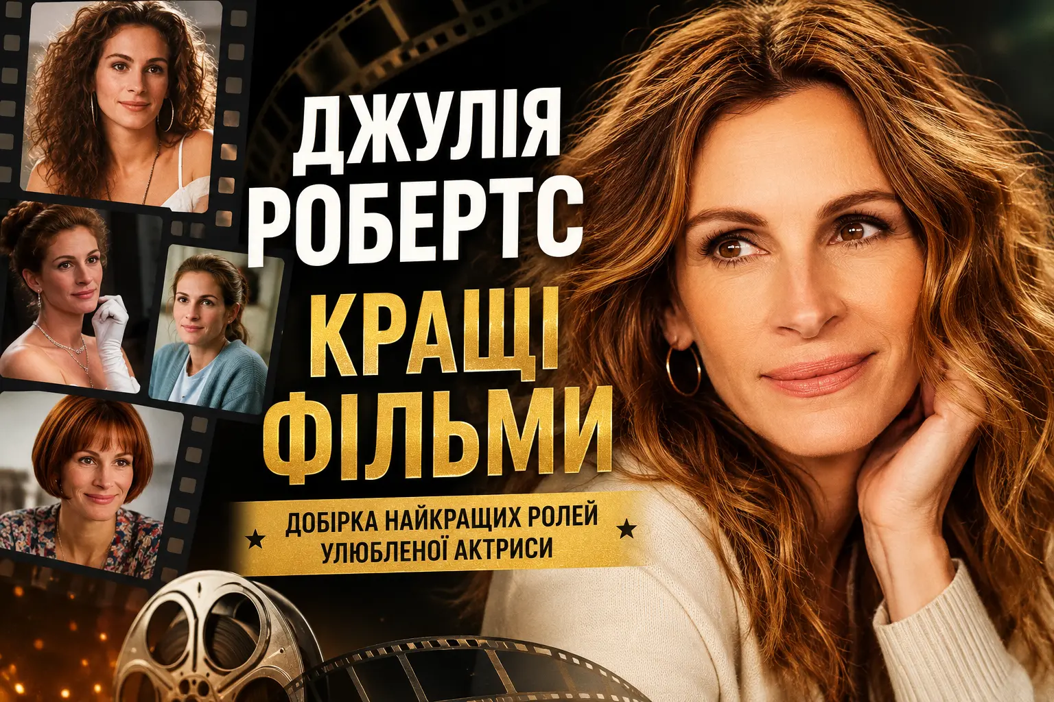 Кращі фільми Джулії Робертс для домашнього вечора